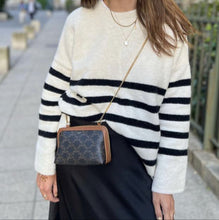 Load image into Gallery viewer, Celine clutch on chain in triomphe canvas and lambskin