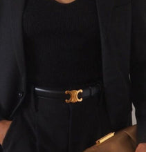 Load image into Gallery viewer, Celine medium triomphe belt size 85