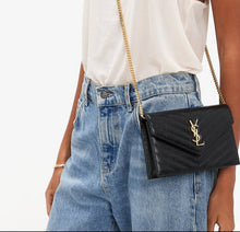 Load image into Gallery viewer, YSL Saint Laurent Cassandre envelope chain bag