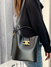 Load image into Gallery viewer, Celine Louise medium bucket bag in smooth calf