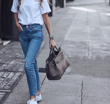 Load image into Gallery viewer, Mulberry belted bayswater in gray