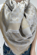 Load image into Gallery viewer, Louis Vuitton shine shawl greige