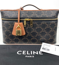 Load image into Gallery viewer, Celine travel vanity case in triomphe canvas