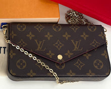 Load image into Gallery viewer, Louis Vuitton pochette felicie in monogram canvas