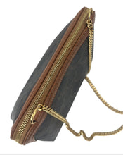 Load image into Gallery viewer, Celine clutch on chain in triomphe canvas and lambskin