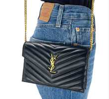 Load image into Gallery viewer, YSL Saint Laurent Cassandre envelope chain bag
