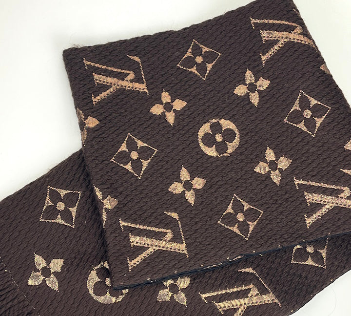 Louis Vuitton logomania shine scarf – Lady Clara's Collection