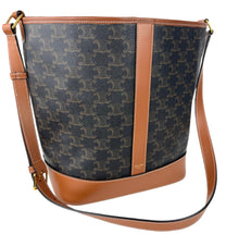 Load image into Gallery viewer, Celine medium bucket bag in triomphe canvas