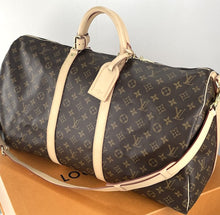 Load image into Gallery viewer, Louis Vuitton keepall bandouliere 55 in monogram