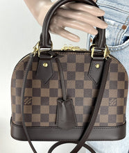 Load image into Gallery viewer, Louis Vuitton alma BB damier ebene