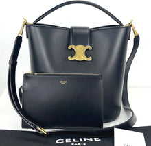 Load image into Gallery viewer, Celine Louise medium bucket bag in smooth calf