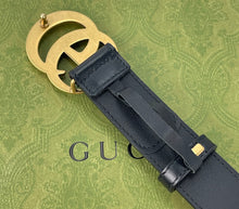 Load image into Gallery viewer, Gucci Double G belt beige ebony/black size 85