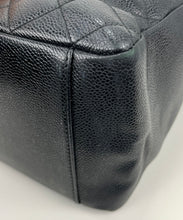 Load image into Gallery viewer, CHANEL GST grand shopping tote in black caviar