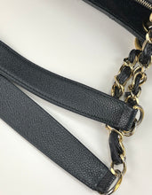 Load image into Gallery viewer, CHANEL GST grand shopping tote in black caviar