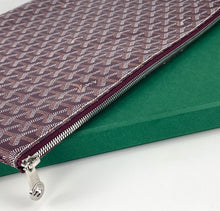 Load image into Gallery viewer, Goyard Senat GM pocket pouch in Burgundy