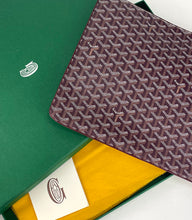 Load image into Gallery viewer, Goyard Senat GM pocket pouch in Burgundy