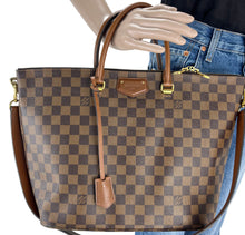 Load image into Gallery viewer, Louis Vuitton belmont tote in damier ebene
