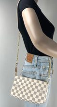 Load image into Gallery viewer, Louis Vuitton pochette accessories in damier azur canvas
