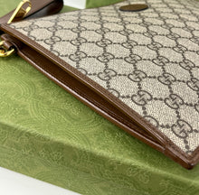 Load image into Gallery viewer, Gucci interlocking G jacquard zipped wristlet pouch