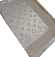 Load image into Gallery viewer, Louis Vuitton shine shawl greige