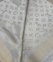 Load image into Gallery viewer, Louis Vuitton shine shawl greige