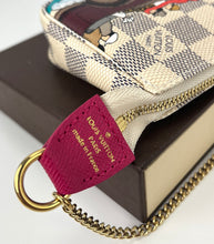 Load image into Gallery viewer, Louis Vuitton mini pochette azur hibiscus illustre
