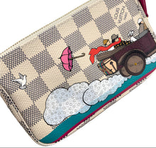 Load image into Gallery viewer, Louis Vuitton mini pochette azur hibiscus illustre
