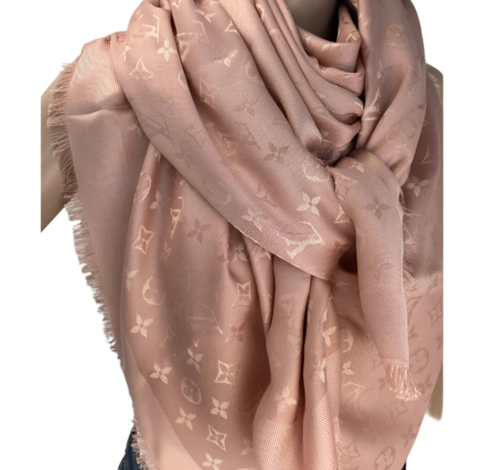 LOUIS VUITTON 大判ストール　salmon pink LOUIS VUITTON 大判ストールsalmon pink