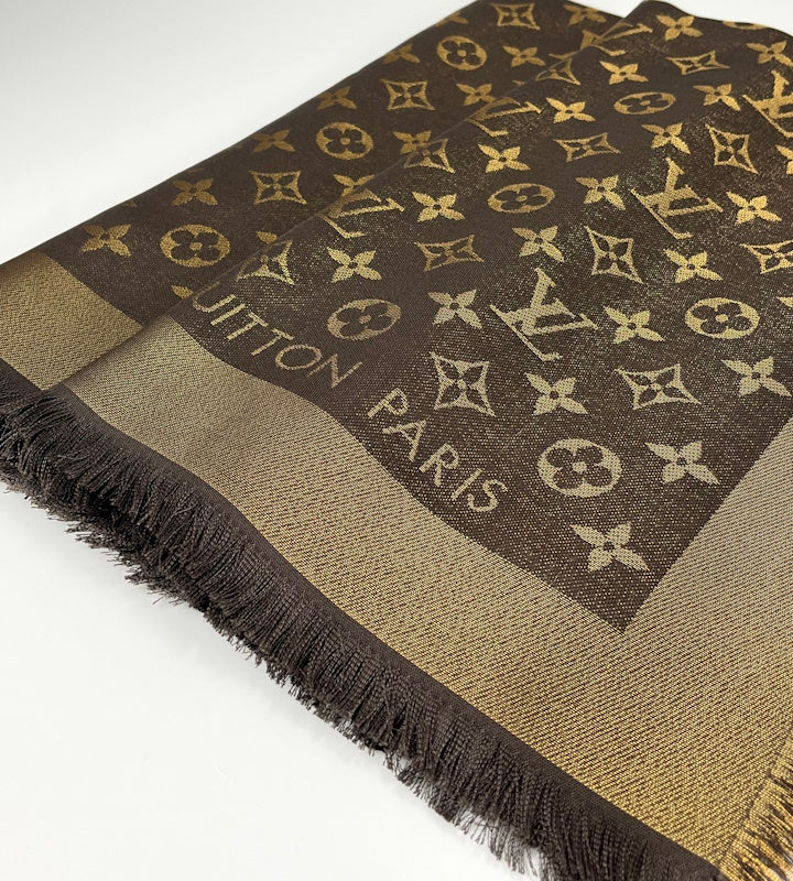 新品未使用★ルイヴィトン★ Let's Go Monogram Shawl Monogram Denim Shawl S00 - Women - Accessories | LOUIS VUITTON ®