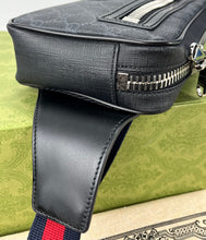 Load image into Gallery viewer, Gucci Supreme Web Stripe GG Canvas belt bag