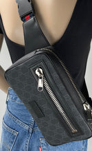 Load image into Gallery viewer, Gucci Supreme Web Stripe GG Canvas belt bag