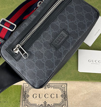 Load image into Gallery viewer, Gucci Supreme Web Stripe GG Canvas belt bag