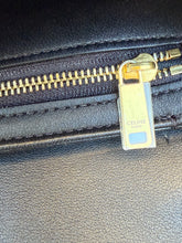 Load image into Gallery viewer, Celine triomphe teen in black shiny calf