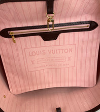 Load image into Gallery viewer, Louis Vuitton neverfull MM damier rose ballerine