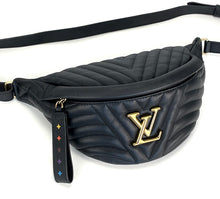 Load image into Gallery viewer, Louis Vuitton New Wave bum bag black leather