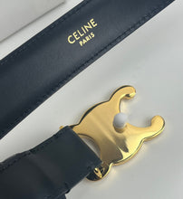 Load image into Gallery viewer, Celine medium triomphe belt size 85