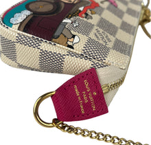 Load image into Gallery viewer, Louis Vuitton mini pochette azur hibiscus illustre