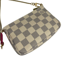 Load image into Gallery viewer, Louis Vuitton mini pochette azur hibiscus illustre