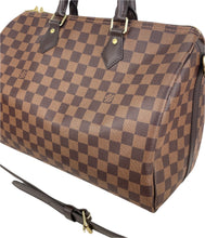 Load image into Gallery viewer, Louis Vuitton Speedy 35 bandouliere in damier