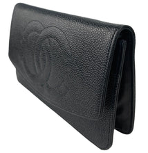 Load image into Gallery viewer, CHANEL bifold  wallet CC caviar