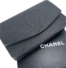 Load image into Gallery viewer, CHANEL bifold  wallet CC caviar