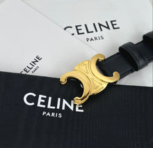 Load image into Gallery viewer, Celine medium triomphe belt size 85