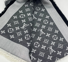 Load image into Gallery viewer, Louis Vuitton denim shawl black