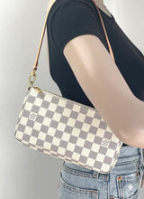Load image into Gallery viewer, Louis Vuitton pochette accessories in damier azur canvas