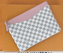 Load image into Gallery viewer, Louis Vuitton daily pouch in damier azur canvas