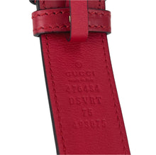 Load image into Gallery viewer, Gucci marmont matelasse belt beg in red size 75