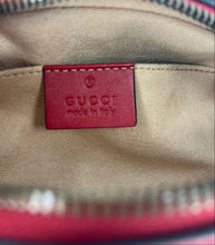 Load image into Gallery viewer, Gucci marmont matelasse belt beg in red size 75