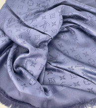 Load image into Gallery viewer, Louis Vuitton classique monogram shawl blue