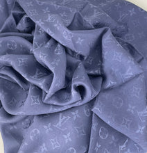 Load image into Gallery viewer, Louis Vuitton classique monogram shawl blue