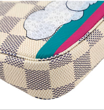 Load image into Gallery viewer, Louis Vuitton mini pochette azur hibiscus illustre